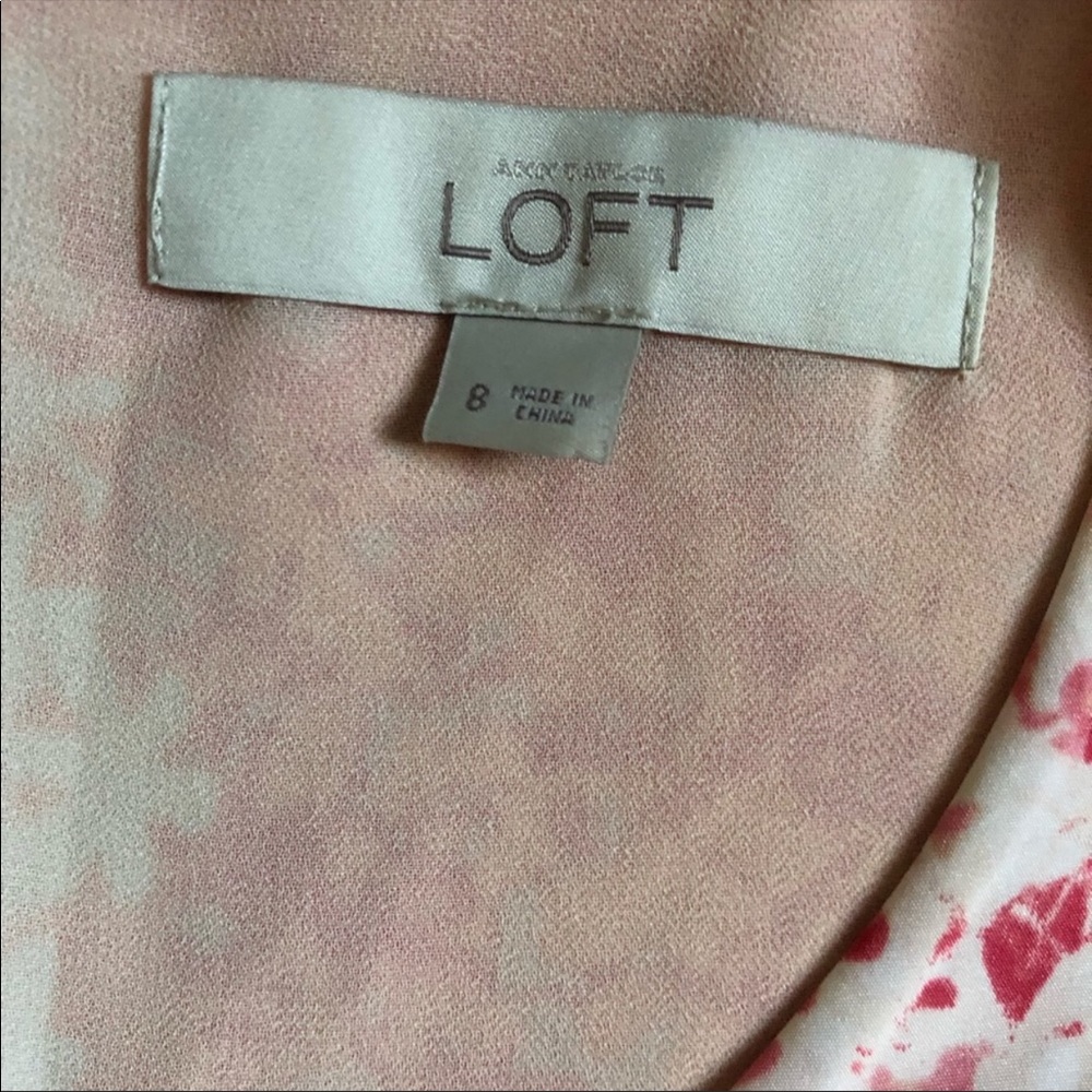 Loft Floral Dress • Sz 8 - Picture 2 of 7